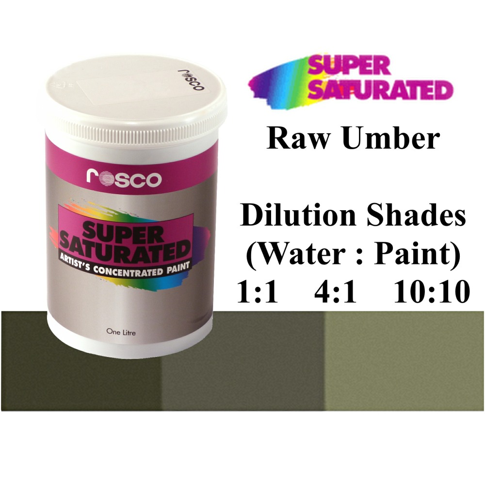 1l Rosco Super Saturated Raw Umber Paint